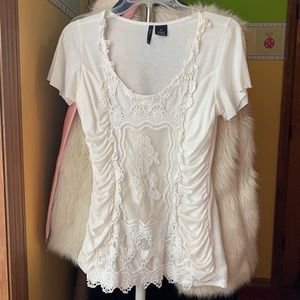 New Directions Lacy Blouse